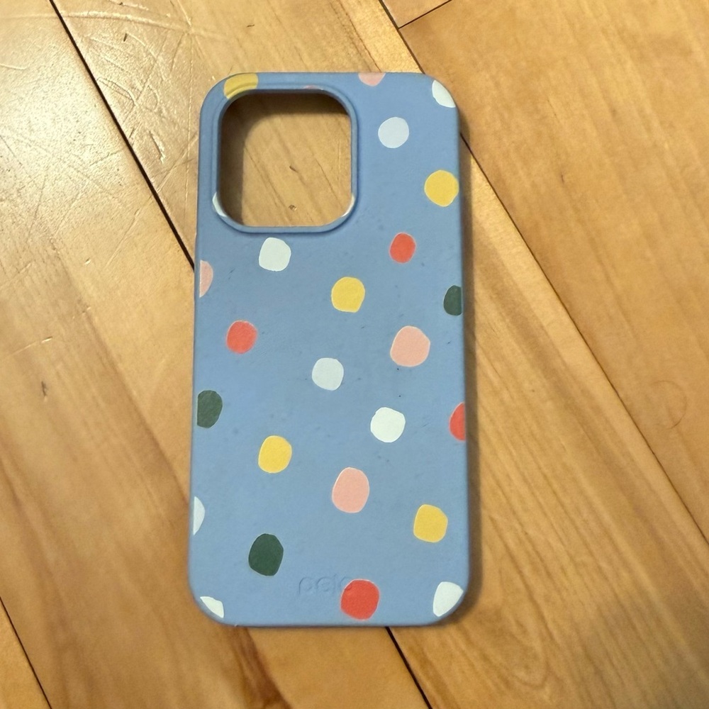 Polka Dot Phone Case - Blue iphone16pro